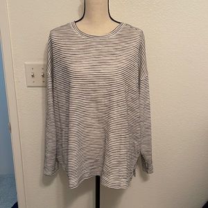 ON Striped Scoop Neck